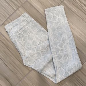 Rich & Skinny Snake Print Denim